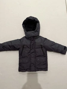 Free Country Kleinkind schwarz/grau gefütterte Jacke mit Kapuze 2T - Bild 1 von 15