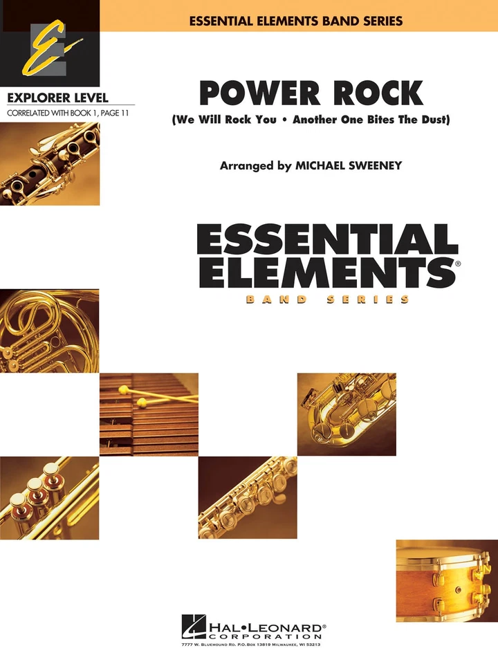 Power Rock Queen Essential Elements for Concert Band Score Book & Online Audio - Image 1 of 1