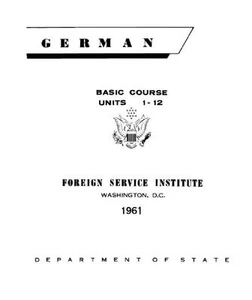 FSI GERMAN LANGUAGE COURSE DISK VOL.1-2 - Picture 1 of 1
