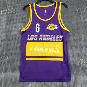 Camiseta de baloncesto auténtica de Los Angeles Lakers #6 LeBron James NBA 2022 pequeña - Imagen 1 de 20