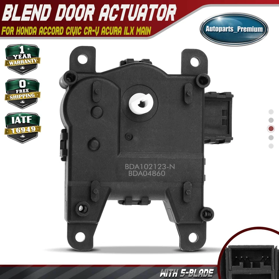 Actuador de puerta de mezcla para Honda Accord Civic CR-V Acura ILX RDX 79140TR0A01 principal Foto 1 de 4