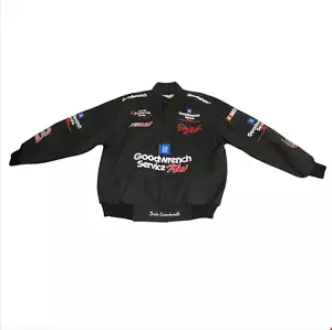 Giacca Vintage Dale Earnhardt Sr 3 Jeff Hamilton Uomo XL Nera Ottime Condizioni - Foto 1 di 14