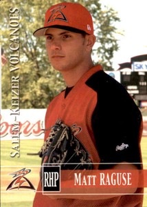 2005 Salem-Keizer Volcanoes Grandstand #25 Matt Raguse Florissant Missouri Card