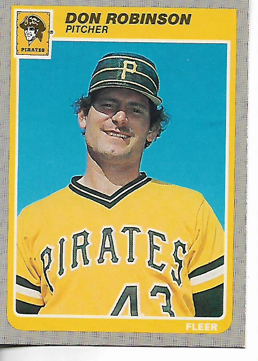 1985 Fleer Don Robinson Card - Image 1 of 1