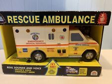 Vintage Emergency Medical Services Car Model Toy Rescue 18 by Funrise 