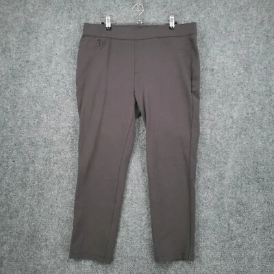 Sculpt Her by NYDJ Pants Women Large Gray Modern Lift Tuck Pull On Hi Rise Ankle - Image 1 of 4