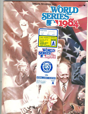 1984 Detroit Tigers World Series Program and Ticket Stub w/FREE SHIPPING