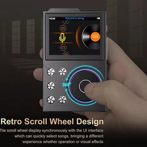 Lettore Bluetooth MP3 HiFi Lossless DSD Alta Risoluzione Audio Musica Digitale - Foto 1 di 17