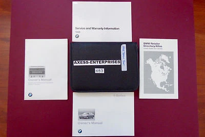 BMW Serie 5 1998 E39 528 540 i 528i 540i manuales del propietario libros bolsa conjunto 483 Foto 1 de 3