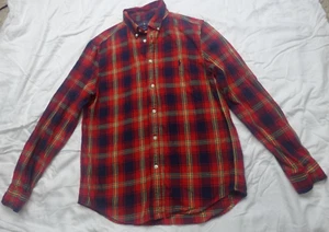 Ralph Lauren Button Down Hemd rot kariert Modehemd Langarm XL (18-20) - Bild 1 von 11
