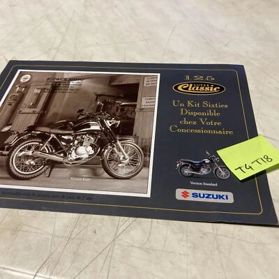 Suzuki 125 Kit Super Classic Catálogo Folleto Publicidad - Imagen 1 de 2
