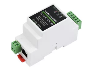 Waveshare RS232 to RJ45 Ethernet TCP/IP to Serial Industrial Serial - Picture 1 of 26