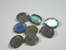 Lot of 6x8mm Oval Faceted Cut Natural Blue Flash Labradorite Loose Gemstone