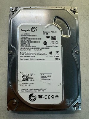 DELL G996R ST3160318AS 9SL13A-034 160GB 7.2K FW CC45 Date Code 10405 SATA 3.5" - Image 1 of 4