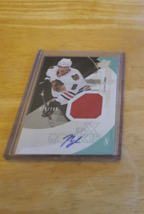 2010-11 SPx NICK LEDDY #168 Rookie RC Jersey Autograph #406/799