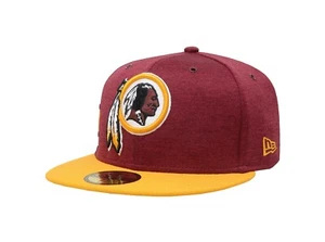 New Era 59Fifty Men Cap Washington Commanders Redskins Burgundy Sideline Hat - Picture 1 of 5