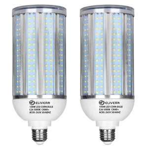 100W LED Corn Light Bulb 2 Pack, 10000 Lumen 5000K Daylight White E26/E39 Led... - Picture 1 of 6