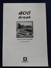 Peugeot 406 Break Preise Und Ausstattungen Prospekt 10.2001
