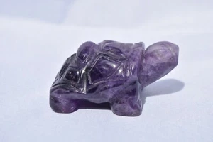 Gemstone Hand Carved TURTLE 48 grams 1" Tall 1 1/2" to 2" Wide LJ0620 G - Bild 1 von 6