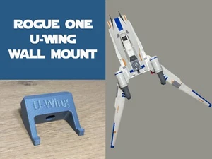 Starship Wall Mount for Star Wars Rogue One Rebel U-Wing Fighter - Picture 1 of 10