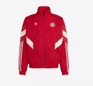 Adidas Bayern Munchen Originals Track Top Active Maroon IS6508 - Picture 1 of 1