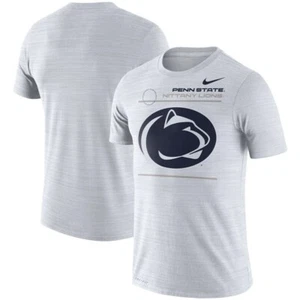Penn State Nittany Lions NCAA Men's 2021 Nike Gray Sideline Velocity Perf. Shirt - Picture 1 of 8