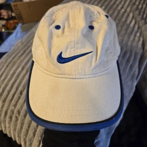 Nike White Blue Baseball Cap 4-7sz - Picture 1 of 4