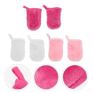 6 Stück Reinigungshandschuhe Reise Gesichtstücher Gesichtstuch Make-up Entferner - Bild 1 von 12