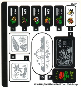 LEGO® Part 41757stk01 - Sticker Sheet for Set 41757 - (10103449 - Picture 1 of 1