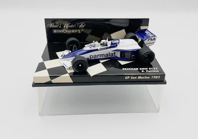 1/43 Minichamps Brabham BMW BT52 Ricardo Patrese San Marino GP 1983- 430 830006 - Image 1 of 4