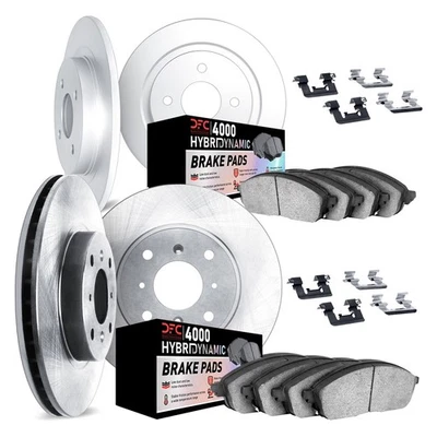 For Audi 90 Quattro 88-89 Brake Kit DFC Plain Front & Rear Brake Kit w 4000 - Image 1 of 4