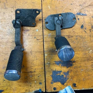 1967 Harley Shovelhead Panhead Fl Flh Duo Electra Glide Left &Right Foot Pegs - Bild 1 von 12