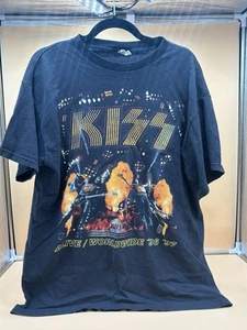 Kiss Konzert T-Shirt Alive Worldwide 96 97 Größe L Rock & Roll schwarz kurzarm - Bild 1 von 6