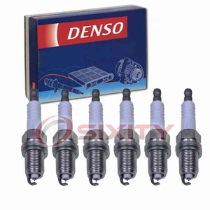 6 pc Denso Spark Plugs for 2001-2006 Toyota Sienna 3.0L 3.3L V6 Ignition ll - Picture 1 of 5