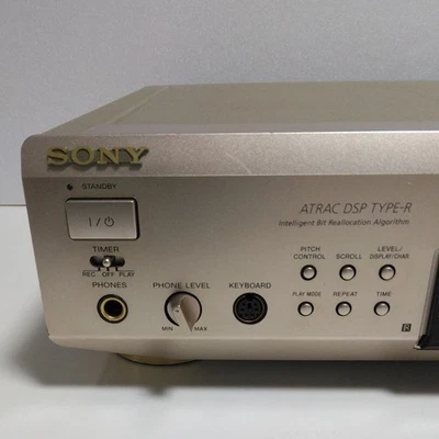Sony MDS‑JE630 MiniDisc Deck/Recorder ATRAC Type‑R DSP – Tested Working - Image 1 of 4