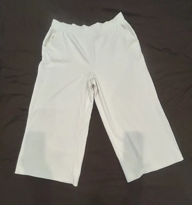 ALFANI MUJER BLANCO CAPRI SPANDEX PANTALÓN ELÁSTICO TALLA XL Foto 1 de 4