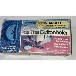 VINTAGE GREIST BUTTONHOLER MODEL 6-Z AUTOMATIC STICH ATTACHMENT ZIG ZAG MACHINE - Picture 1 of 1