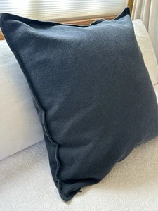 IKEA Jofrid Pillow Cushion Cover Dk Blue Gray 26"x26" Cotton Linen - Picture 1 of 21