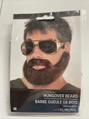 Resaca Barba y Bigote Marrón Vestido Elegante Juegos con disfraces Adulto Disfraz Accesorio Foto 1 de 2