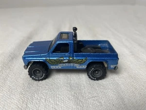 Vintage Hot Wheels 1983 Real Riders - Bywayman Chevy Pickup - Blue w/ Gray Hubs - Picture 1 of 6