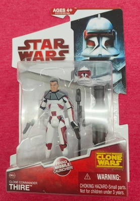 CLONE COMMANDER THIRE CW32 Clone Wars Star Wars 2009 Action Figure - Image 1 of 3