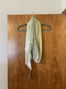 Bufanda de seda modal teñida a mano EILEEN FISHER colores apagados nueva con etiquetas talla única precio de venta sugerido por el fabricante $148 - Imagen 1 de 12