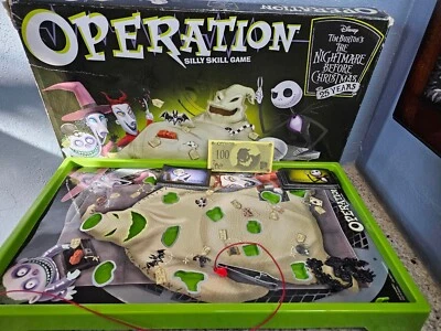 Operation®: The Nightmare Before Christmas 2018 25 años - Juego incompleto Foto 1 de 4