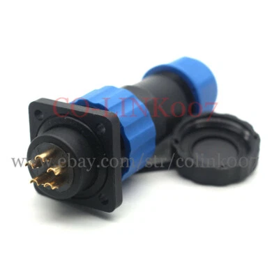 SD20 5pin Waterproof Connector, IP68 Automotive Electric Power Cable COnnectors - Image 1 of 2