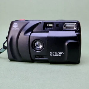 Cámara fotográfica compacta de apuntar y disparar Minolta Memory Maker 35 mm - nueva Lomo de lote antiguo en caja - Imagen 1 de 8