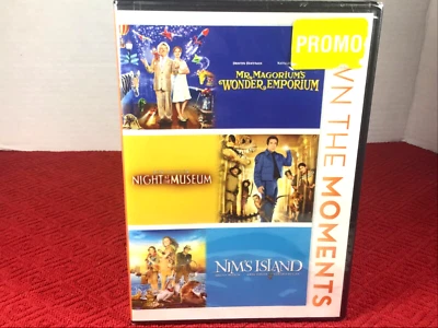 Mr. Magorium Wonder Emporium/Night At The Museum/Nims Island DVD. New. Foto 1 de 4