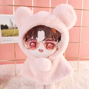 20 cm peluche bambola vestiti occhiali outfit accessori per bambole umane peluche giocattolo - Foto 1 di 20