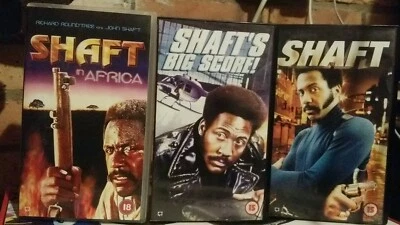Shaft Trilogy/shaft in Africa/ Shafts Big Score RARE VHS Video's NEW Sealed - Image 1 of 4