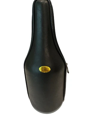 Caddy O Black Leather Tote Wine Bottle Carrier/Cooler Chiller No Corkscrew - Image 1 of 4