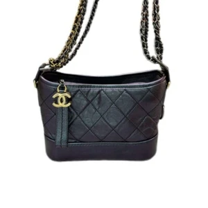 Chanel Gabrielle Hobo Bag small in calfskin gradient black ghw seri 27 - Picture 1 of 5